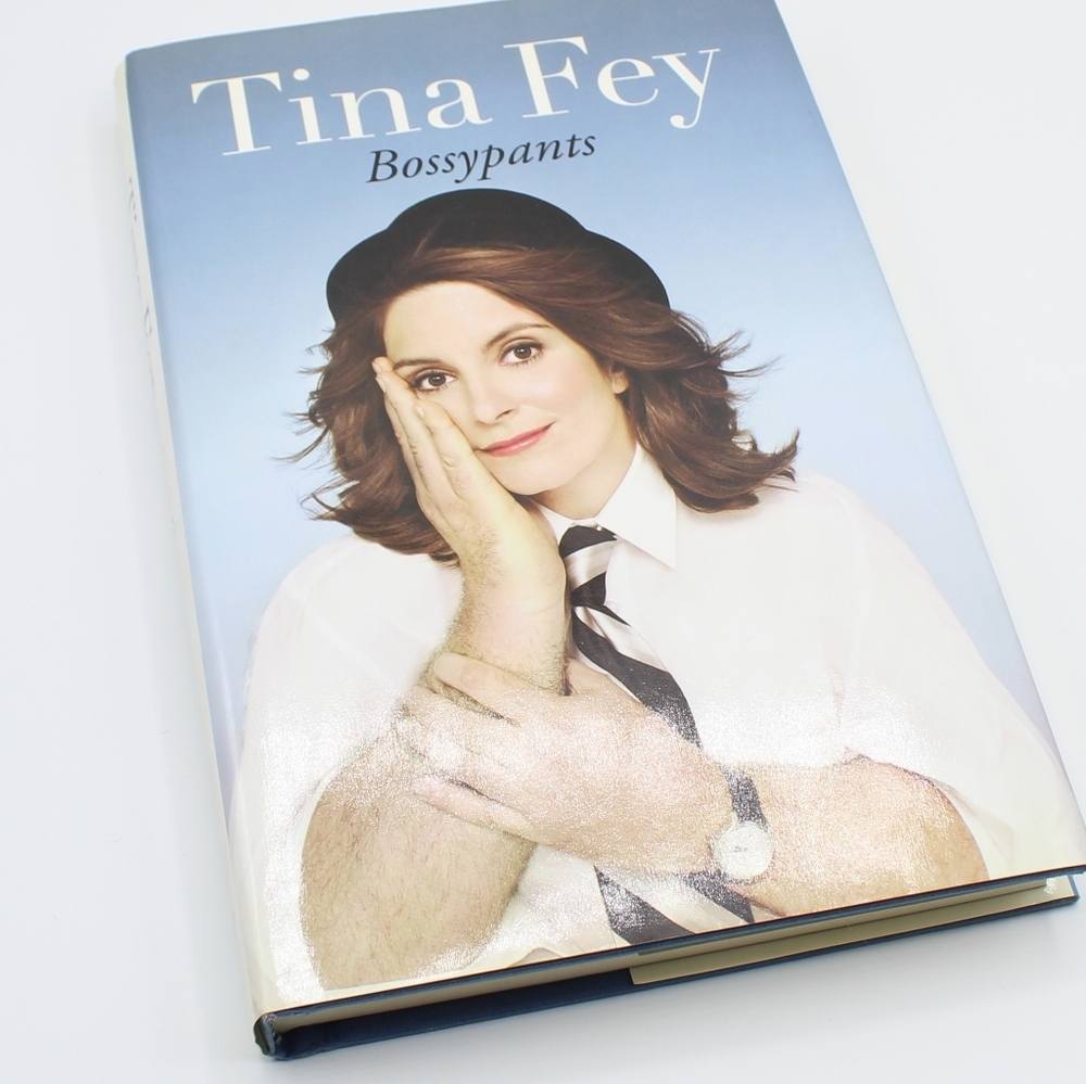 Tina Fey Bossypants hard cover book